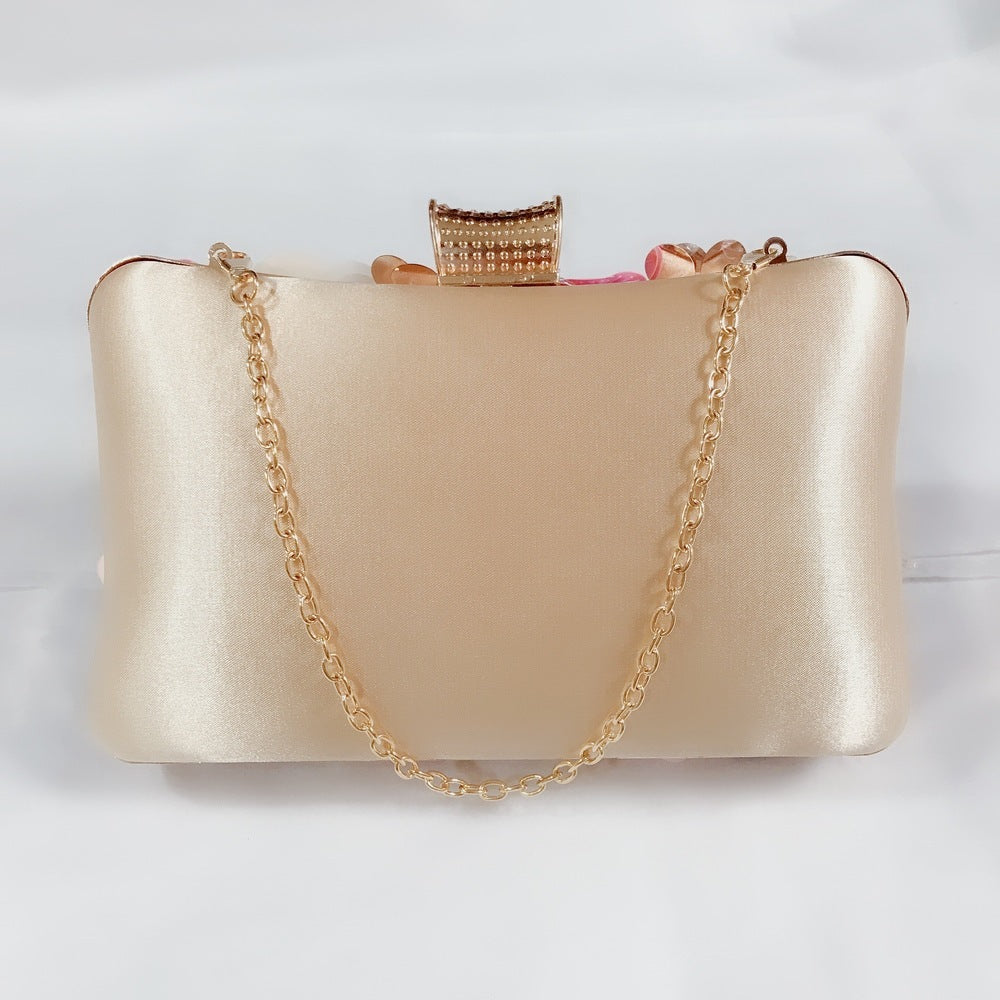 Fashion Sequined Flower Diamond Banquet Bag
