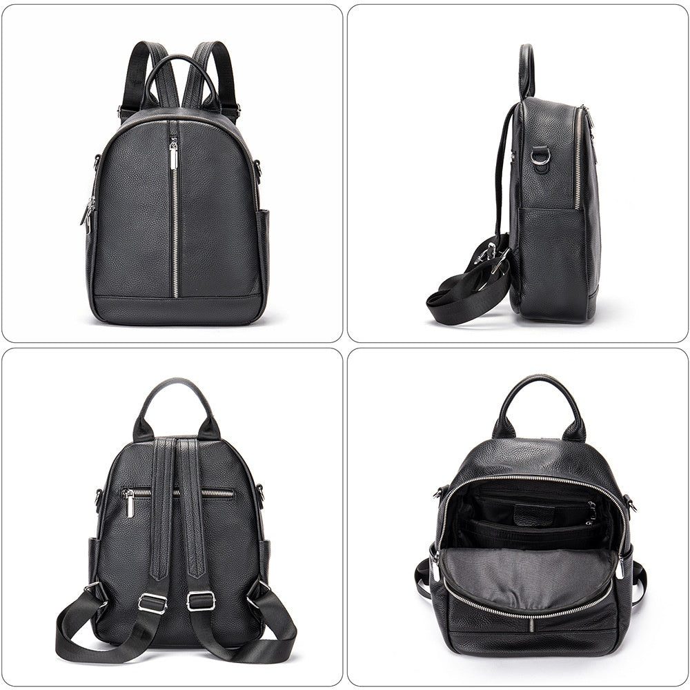 Fashion Leather One-Shoulder Backpack