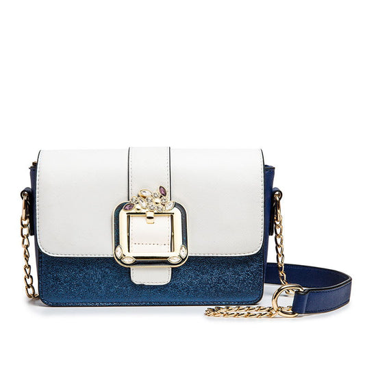 Fashion Chain Square Bag Diamond Lock