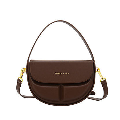Fashion Advanced Texture Candy-Colored One-Shoulder Crossbody Handbag