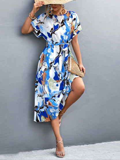 Fashion Backless Midi Dress