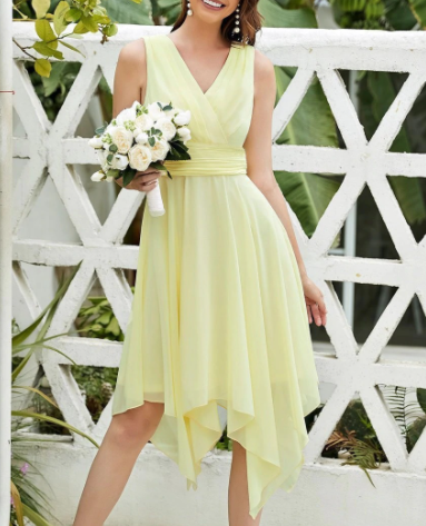 Fashion Temperament High Waist Dress