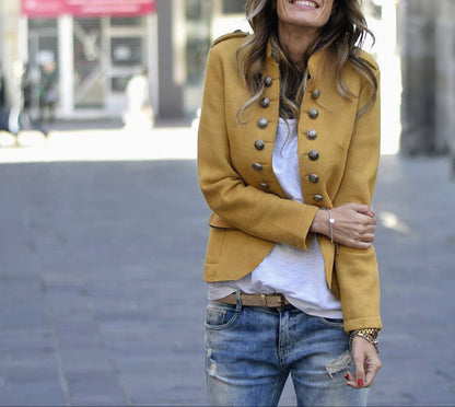 Fashion Button Blazer