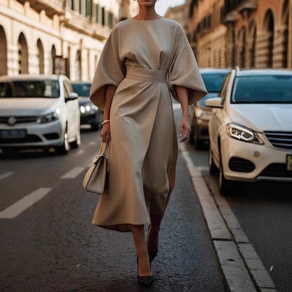Fashion Waist-Tight High-End Elegant Dress