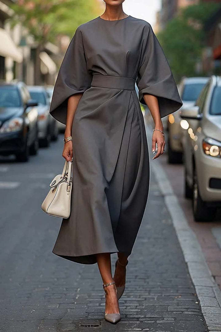 Fashion Waist-Tight High-End Elegant Dress
