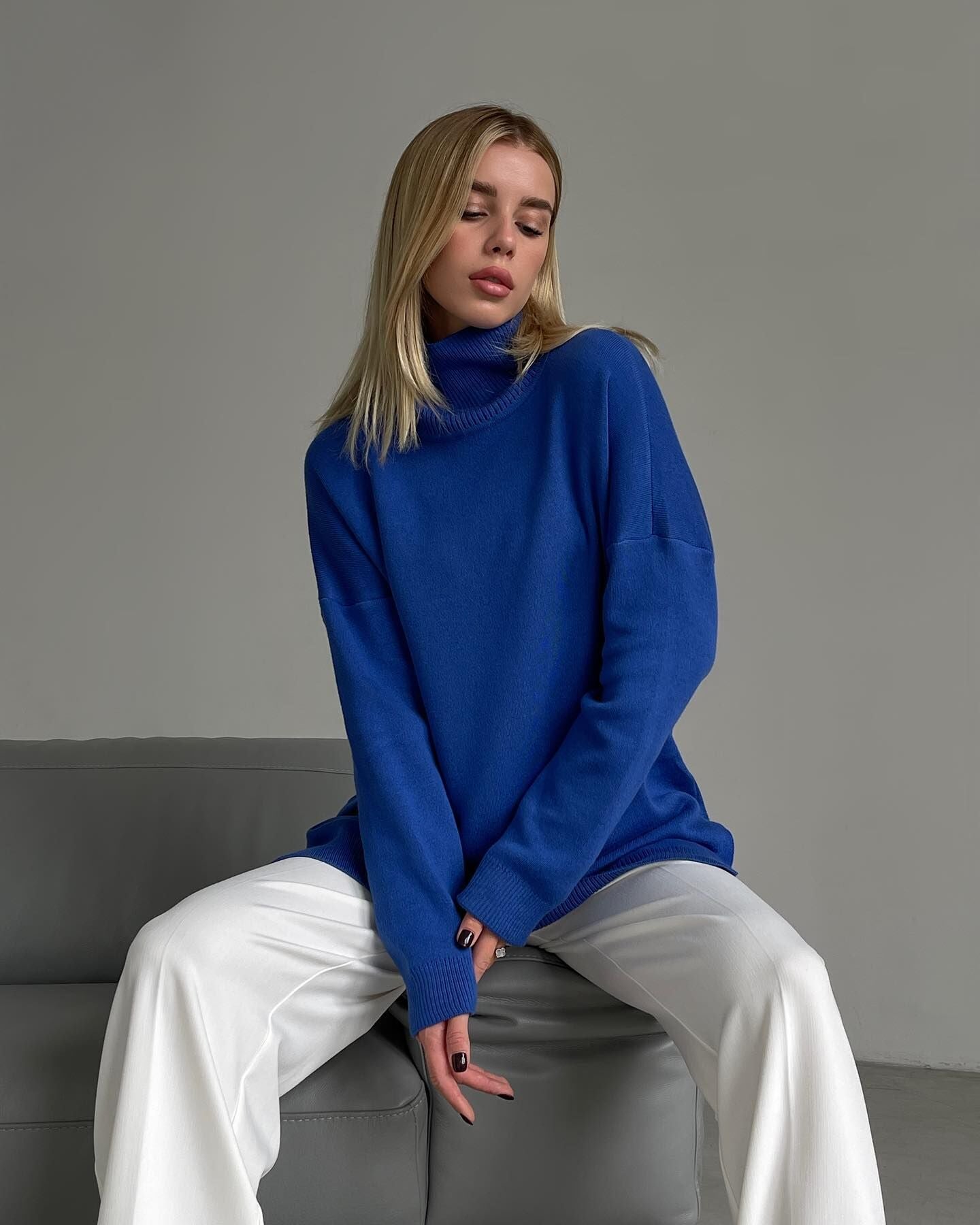 Fashion Loose Turtleneck Sweater
