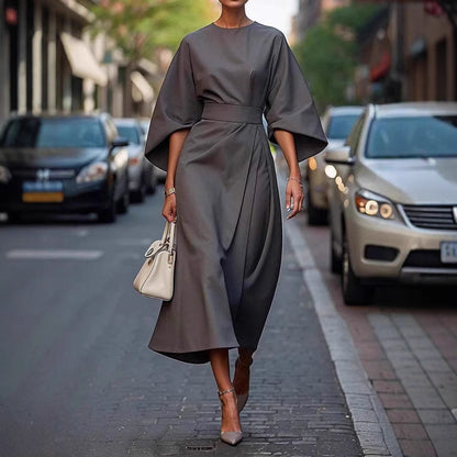 Fashion Waist-Tight High-End Elegant Dress