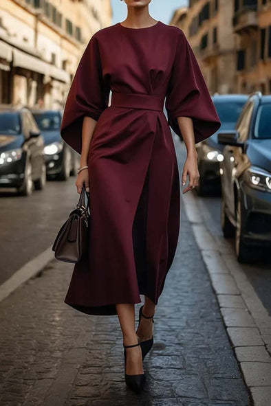 Fashion Waist-Tight High-End Elegant Dress
