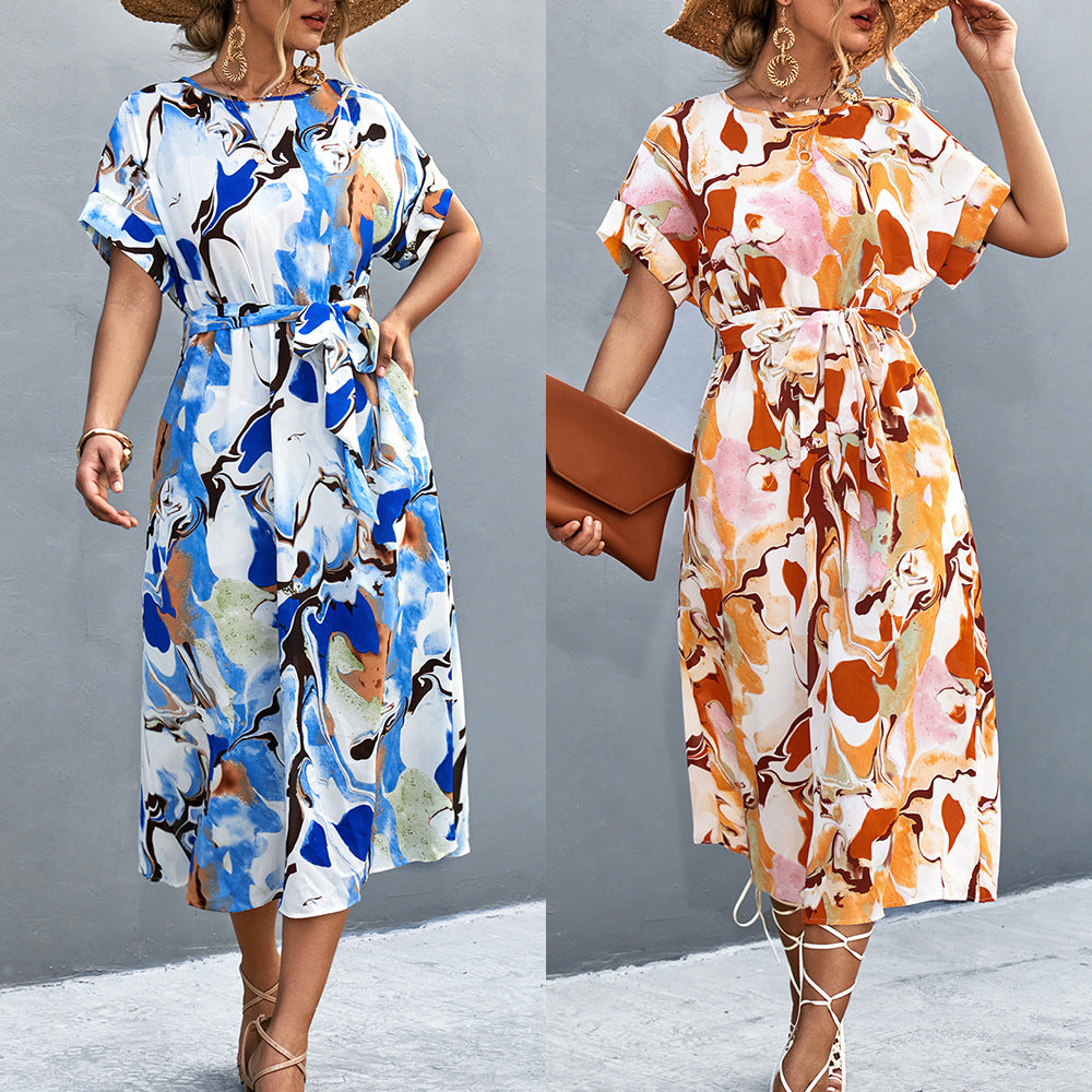 Fashion Backless Midi Dress
