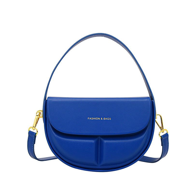 Fashion Advanced Texture Candy-Colored One-Shoulder Crossbody Handbag