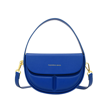 Fashion Advanced Texture Candy-Colored One-Shoulder Crossbody Handbag