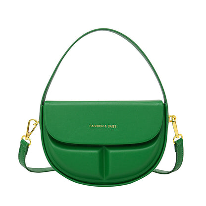 Fashion Advanced Texture Candy-Colored One-Shoulder Crossbody Handbag