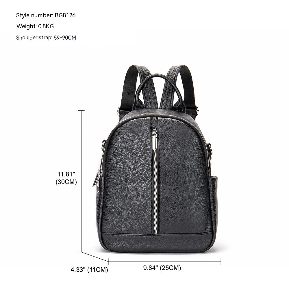 Fashion Leather One-Shoulder Backpack