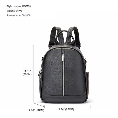 Fashion Leather One-Shoulder Backpack